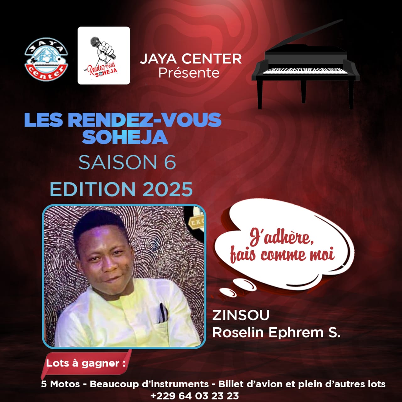 Candidat ZINSOU Roselin Ephrem Sèflimi 