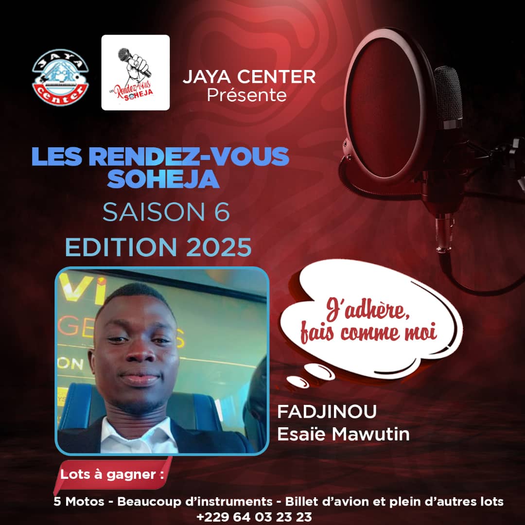 Candidat FADJINOU Esaïe 