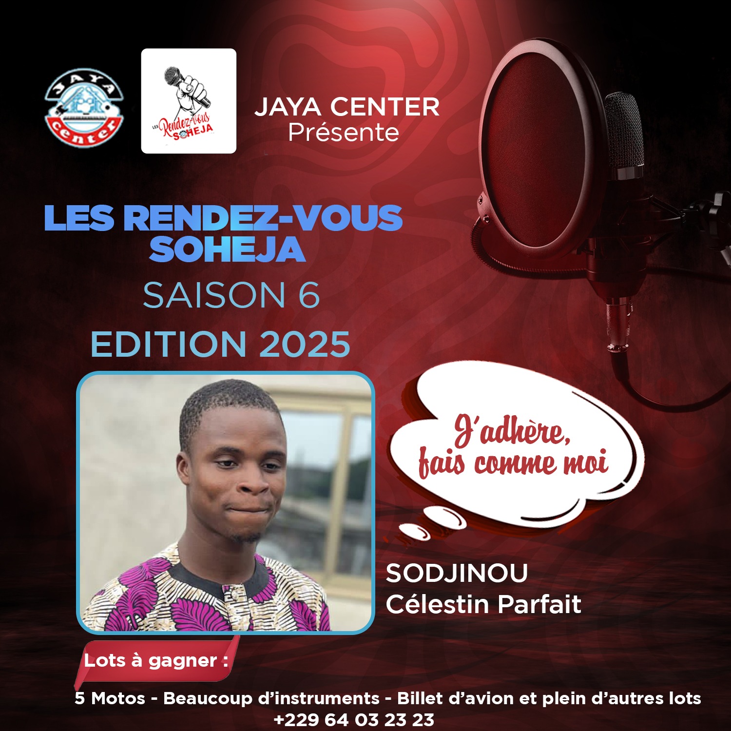 Candidat SODJINOU Célestin Parfait