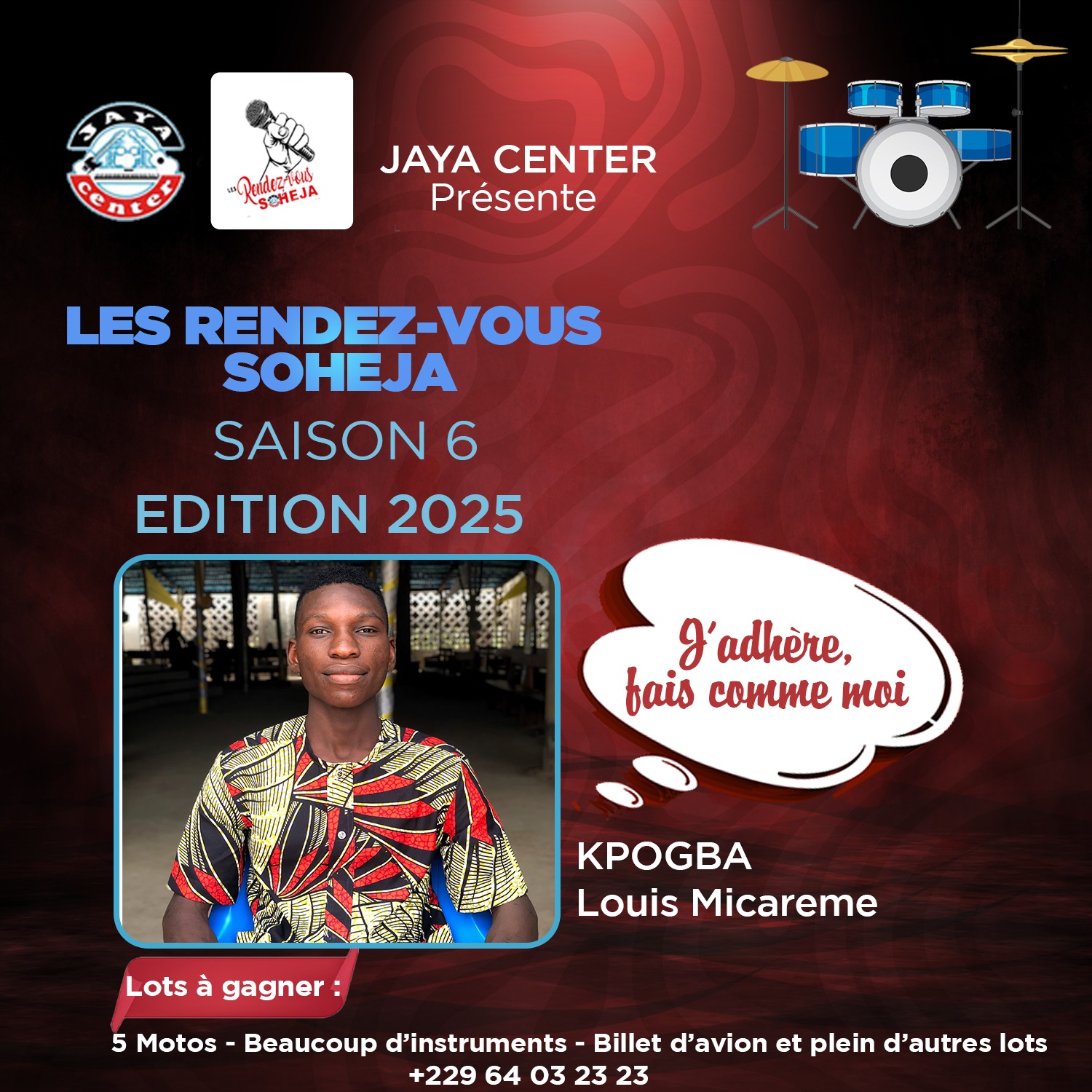 Candidat KPOGBA Louis Micarème