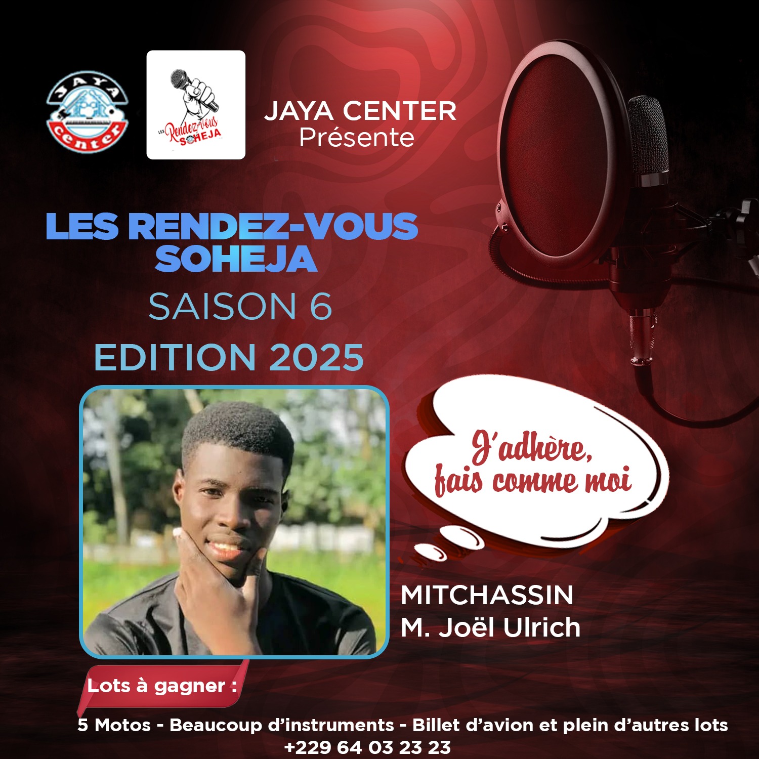 Candidat MITCHASSIN Mawuyon Joël Ulrich