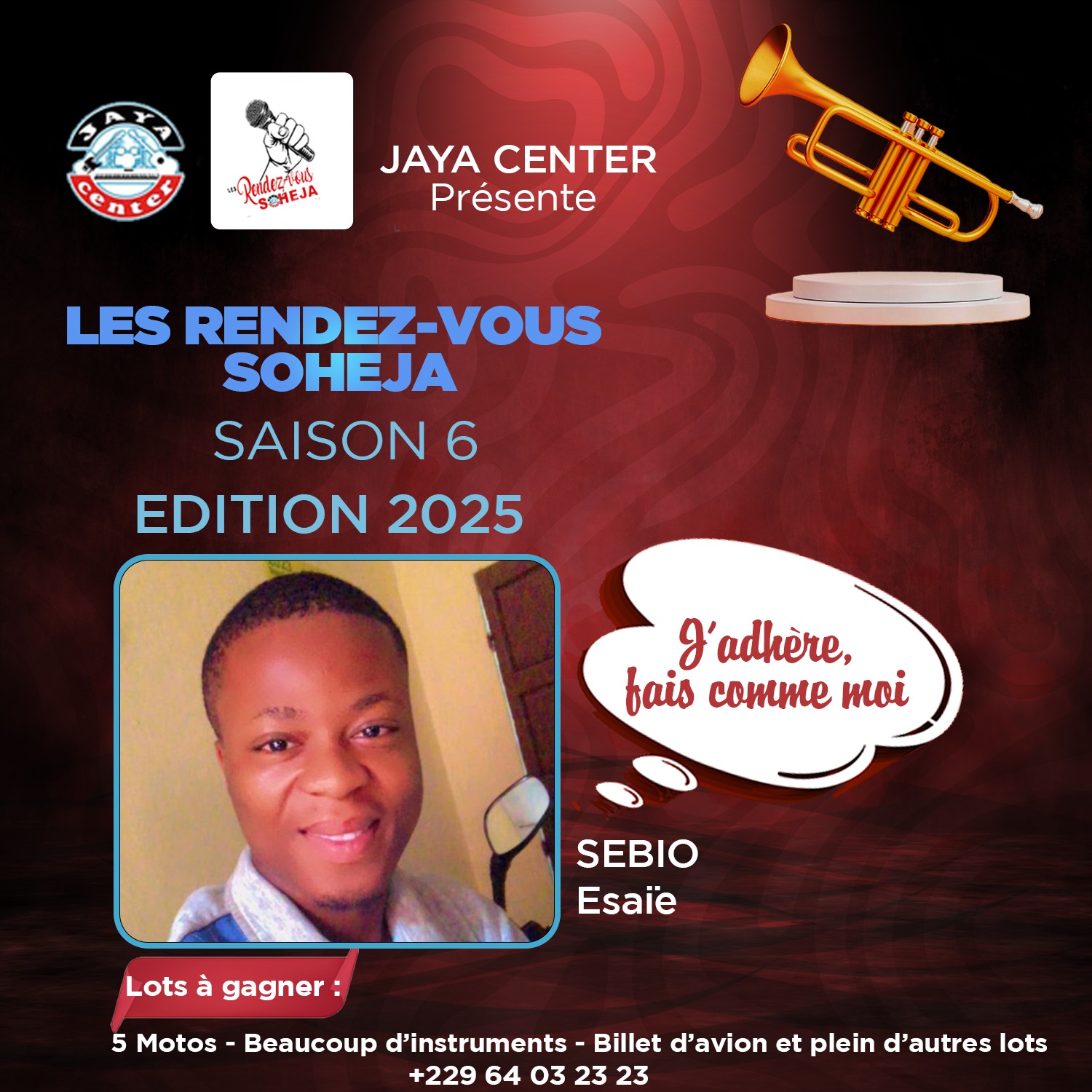 Candidat SEBIO Esaïe