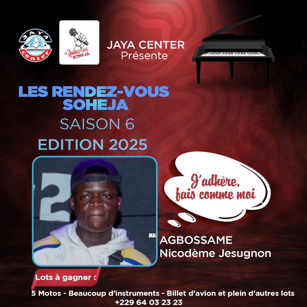 Candidat AGBOSSAME Nicodème Jesugnon