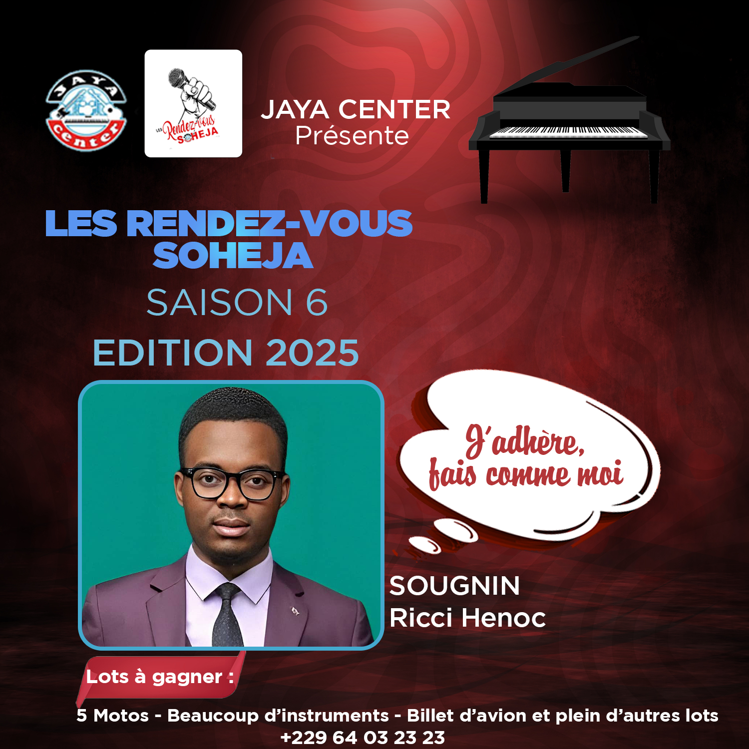 Candidat SOUGNIN  Ricci Henoc 