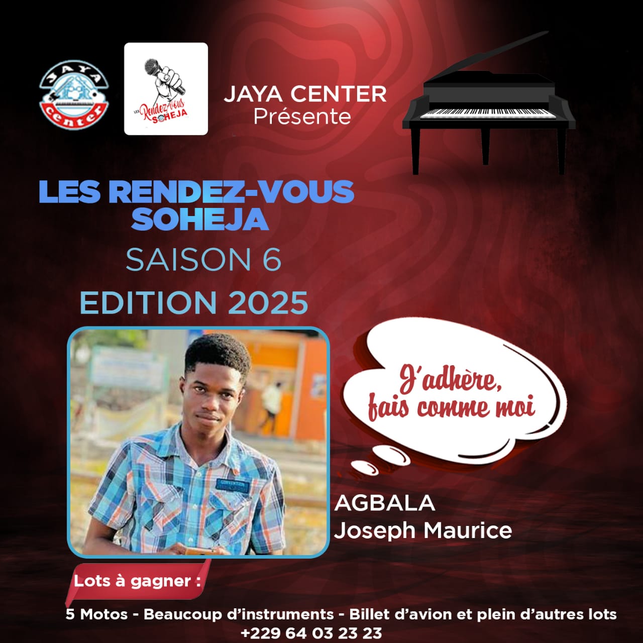 Candidat AGBALA Joseph Maurice