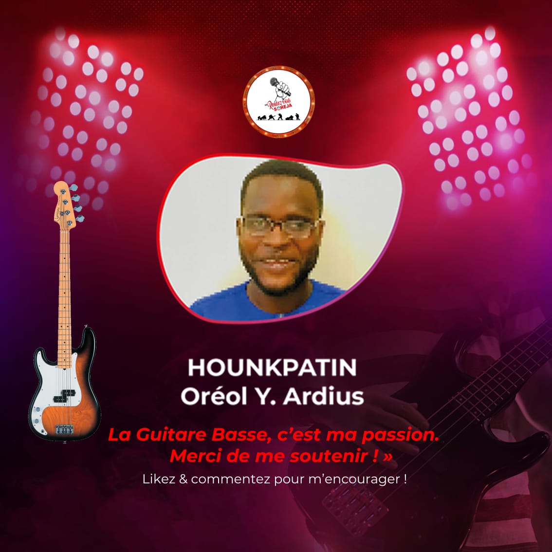 Candidat HOUNKPATIN  Oréol Yisegnon Ardius